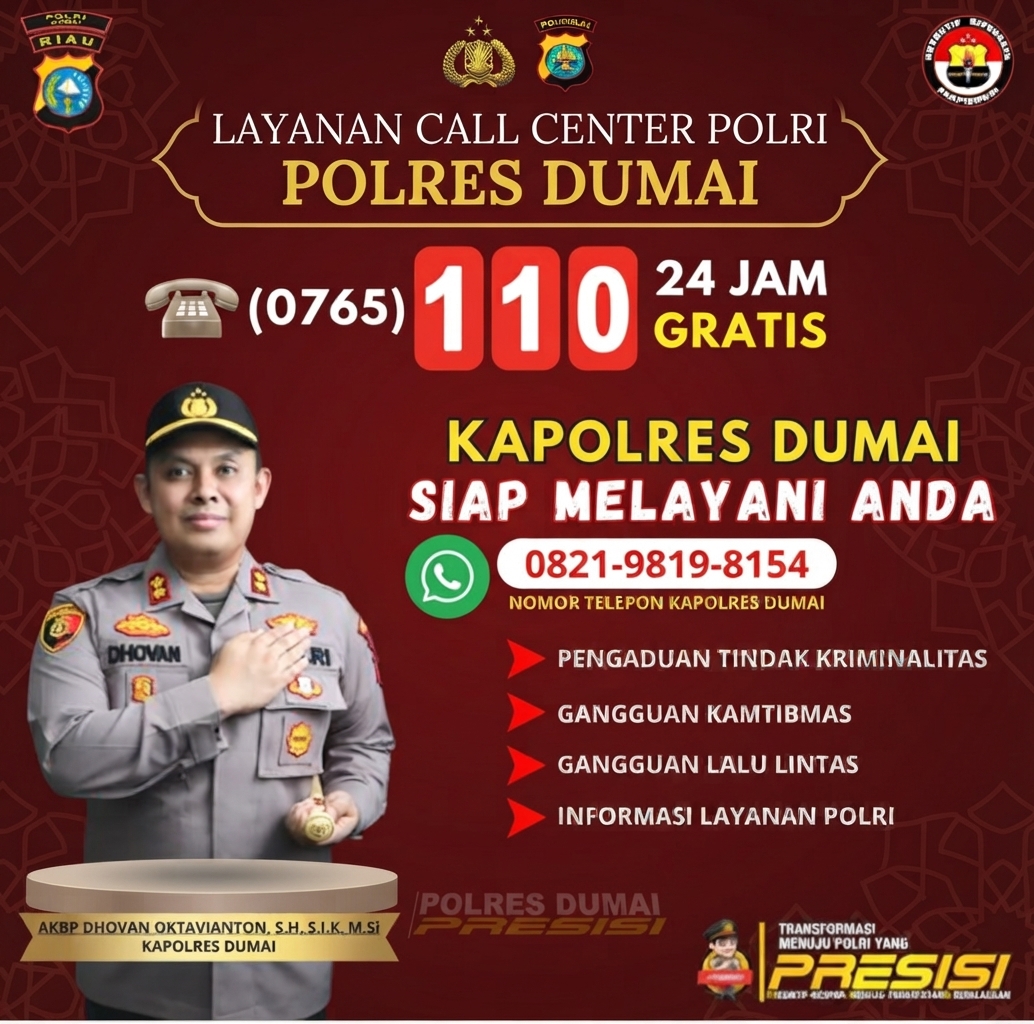 Call Center Polri - Polres Dumai