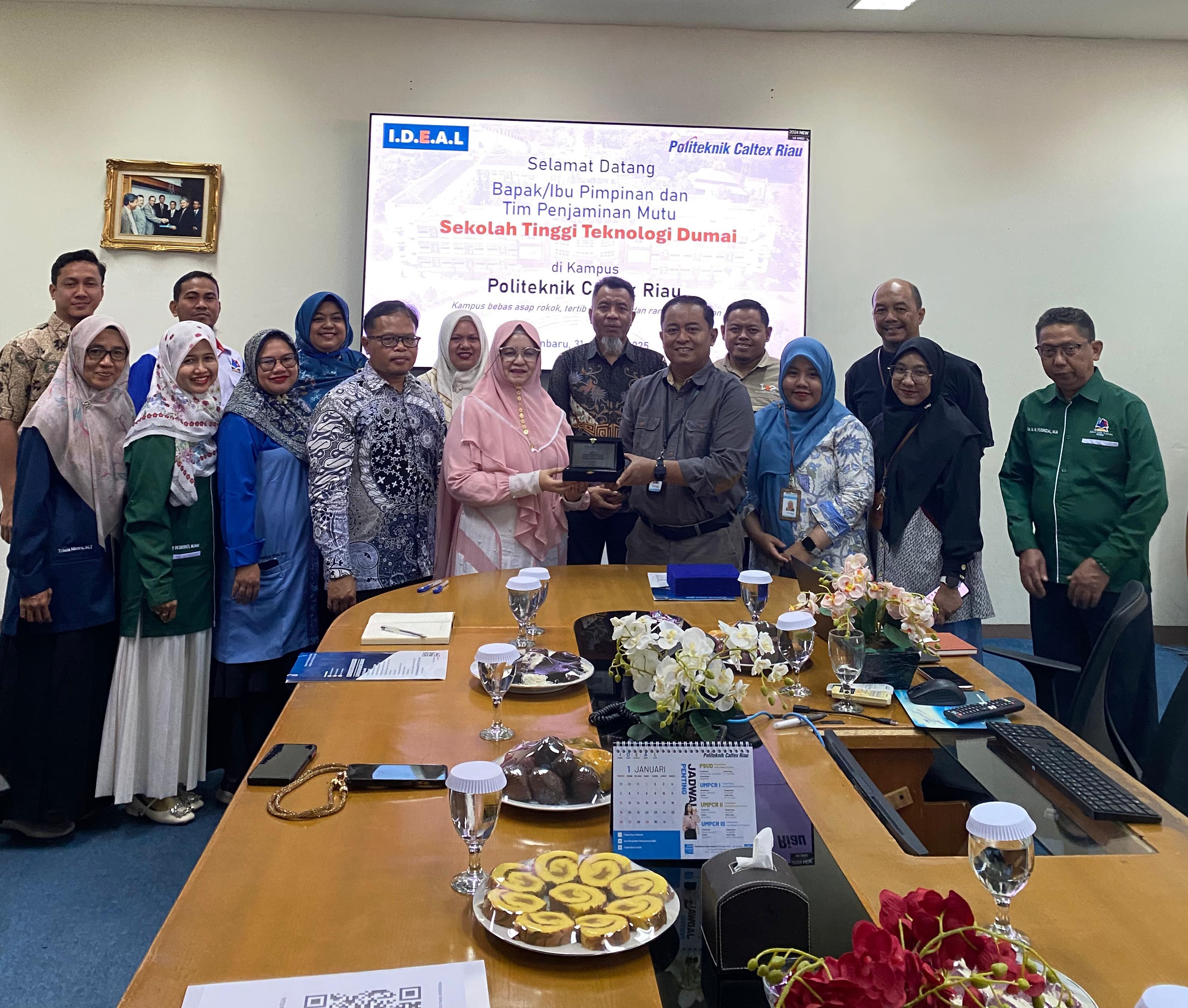 STT Dumai Studi Banding ke PCR: Optimalkan Penjaminan Mutu Berbasis IT