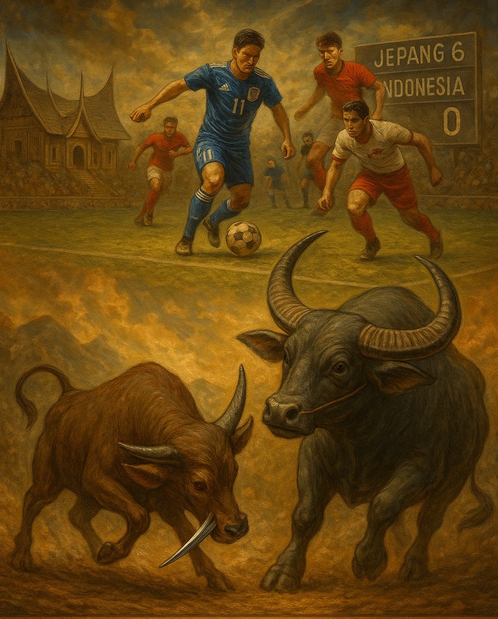 Harus! PSSI Mampu Belajar dari Taktik Adu Kerbau Orang Minang saat Hadapi Musuh Tak Sebanding