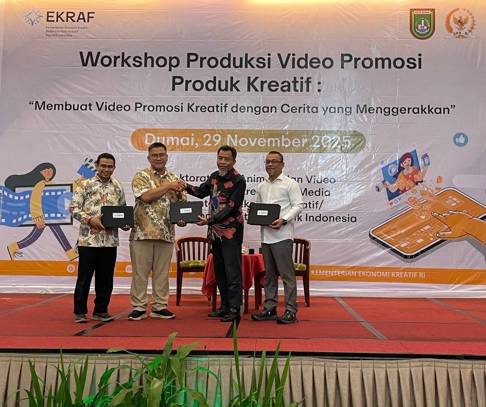 Dosen ITB RIAU PESISIR Jadi Narasumber Workshop Produksi Video Promosi Produk Kreatif Kemenparekraf RI