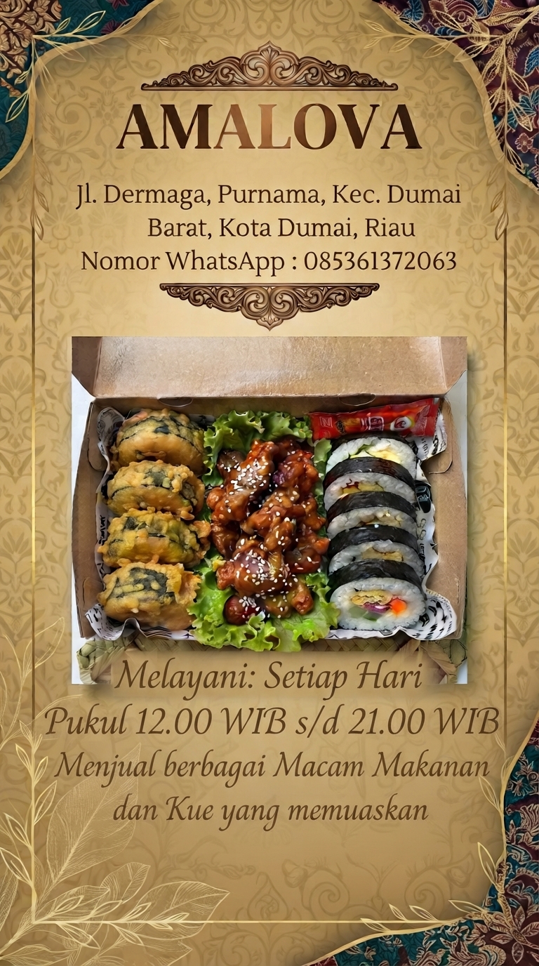 AMALOVA Dumai: Destinasi Kuliner Hits Pilihan Anak Muda Masa Kini