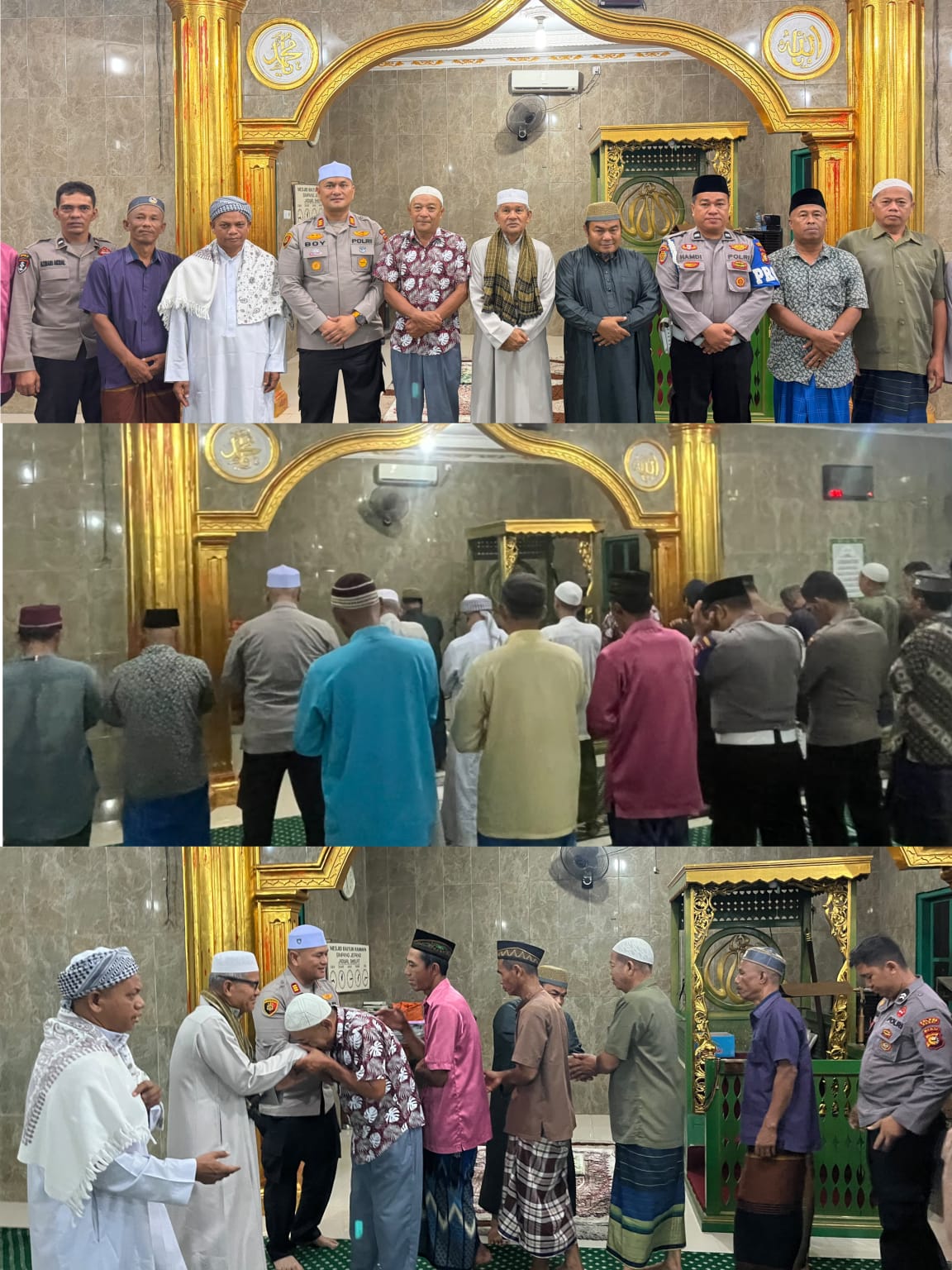 Kapolsek Bukit Kapur Gelar Subuh Keliling, Perkuat Silaturahmi dengan Tokoh Agama dan Masyarakat