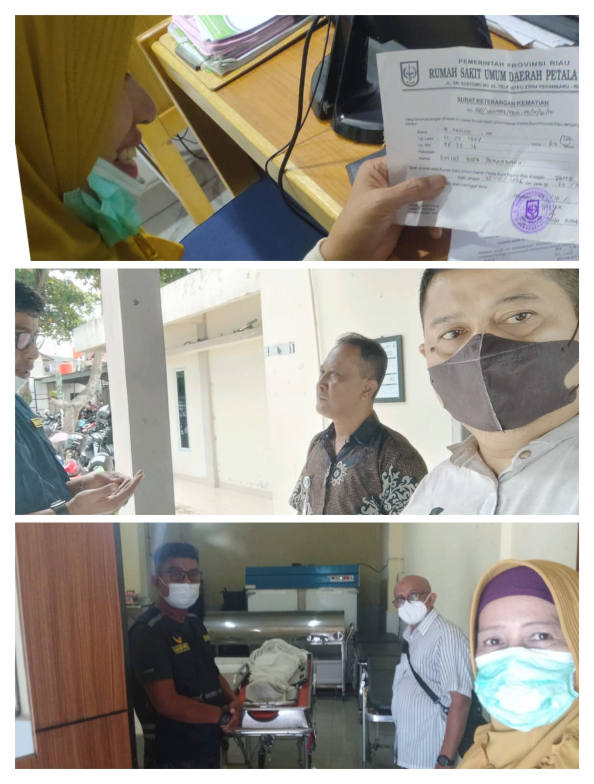 GONJONG LIMO PEKANBARU TUNJUKKAN KEPEDULIAN KEMANUSIAAN, JENAZAH M. TANDO ASAL PAYAKUMBUH DIMAKAMKAN DI PASIR PUTIH