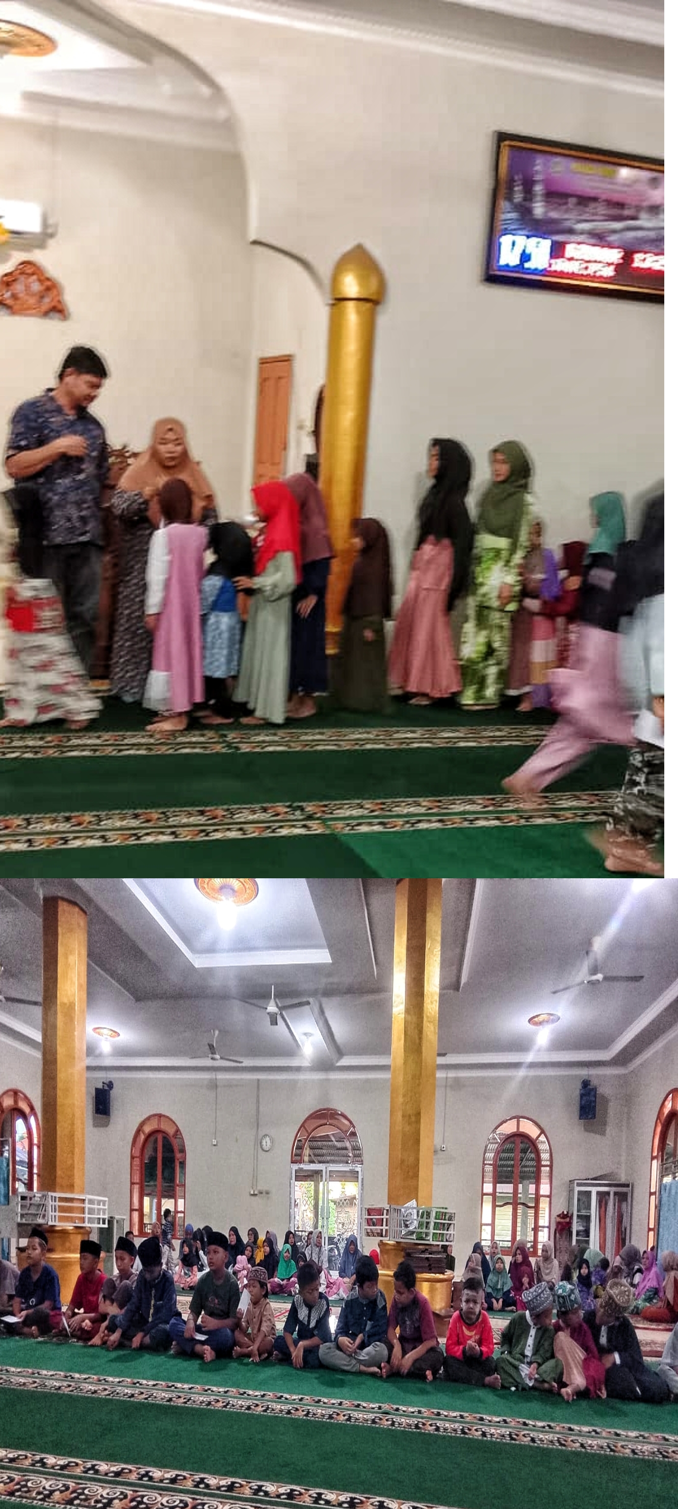 SEMPENA PERINGATAN  NUZUL QURAN 17 RAMADHAN 1446 H  PENGURUS DAN DaJAMAAH MASJID  NURUL ASAD ADAKAN SANTUNAN ANAK YATIM DAN  DUAFA