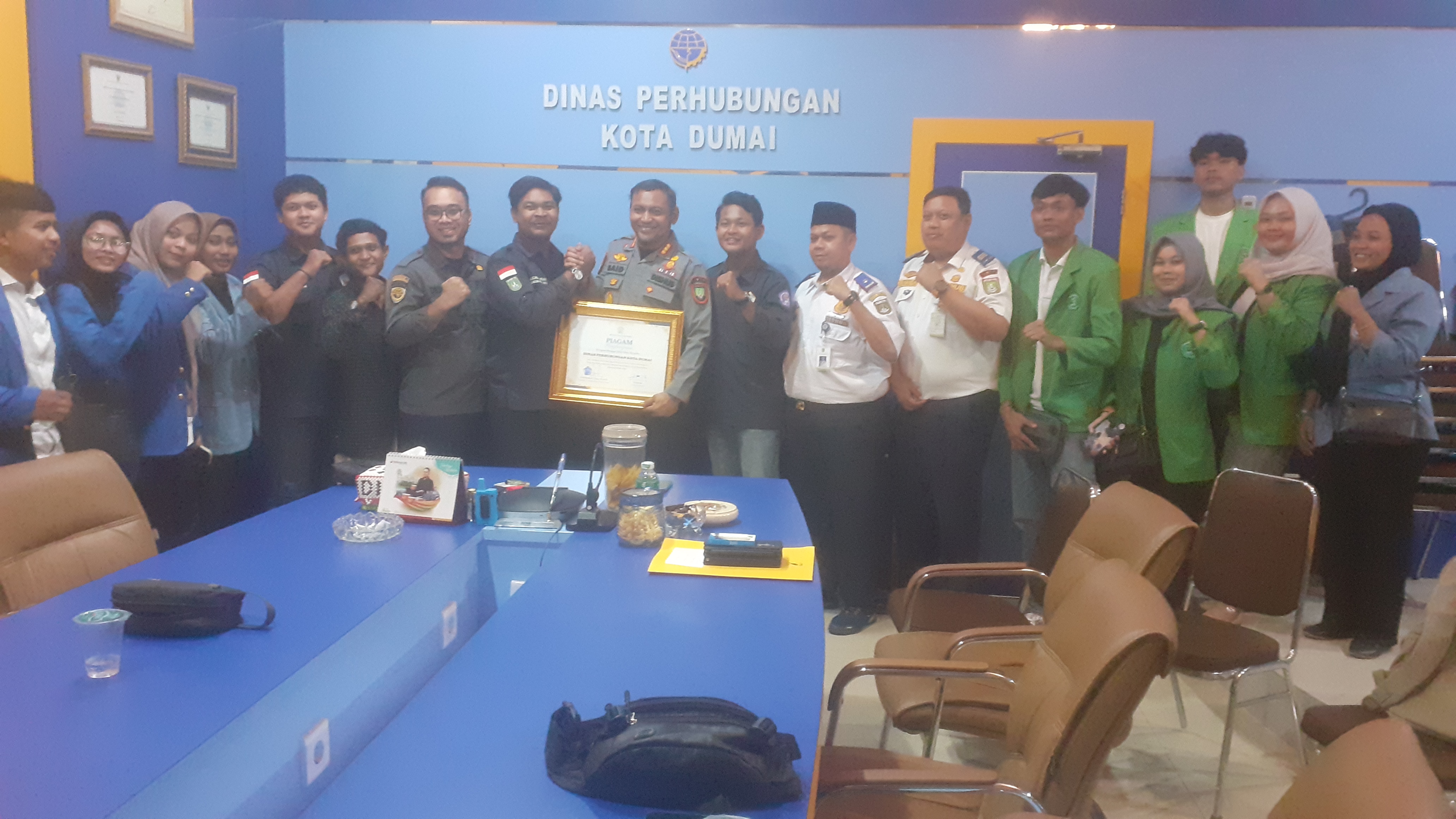 Kadishub Kota Dumai Menerima Kunjungan Silaturahmi dari BEM SeKota Dumai